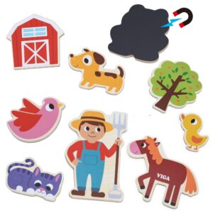 VIGA Magnetic Farm Friends 20 tk. Magnetid – loov lõbu maaloomadega