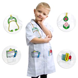 WOOPIE kostüüm Doctor's Coat Arstiriided lastele kuni u. 120 cm