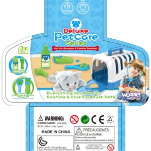 WOOPIE väike loomaarsti komplekt arsti kabineti kohver Koer 18 tk.