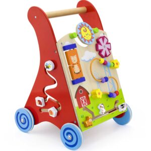 VIGA Käru õppepaneel, puidust, punane