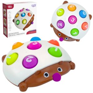 WOOPIE Hedgehog Pop-it Numbers Fidget mänguasjad