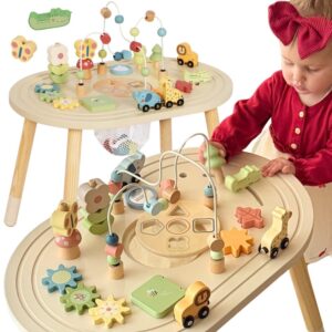 TOOKY TOY Puidust Safari tegevuslaud