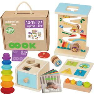 WOOPIE GREEN Box Box 6in1 13-15m Montessori Educational Sensory FSC