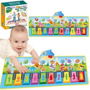 WOOPIE muusikamatt XXL Dinusie 2in1 klaver 8 meloodiat 110cm