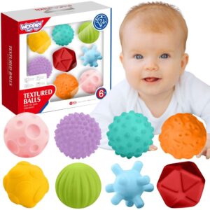 WOOPIE BABY Sensory Squeeze Blocks 8 tk.