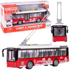 WOOPIE Buss Trollibuss Interactive Electric 1:16