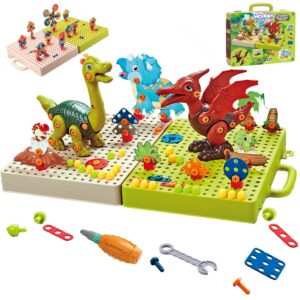 WOOPIE ehitusplokkide dinosauruste kokkupanemise komplekt 3D