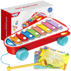 WOOPIE BABY taldrikud Space Rocket Red 18m+