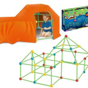 WOOPIE Suured Ehitusklotsid Telgikõrred Pimeduses helendavad torud 128 tk. - 3 tk