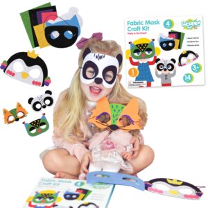 WOOPIE ART&FUN loominguline komplekt Viltmaskid Tee ise 4 tk.