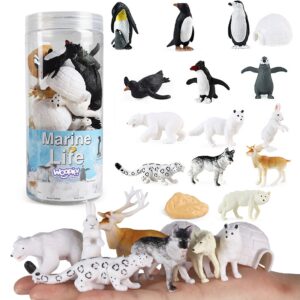 WOOPIE Arctic Animals Figuuride komplekt 16 tk.