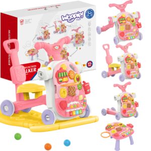 WOOPIE BABY Walker 5in1 Multifunktsionaalne roosa 1+