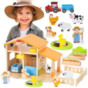 VIGA Puidust talu talumaja koos aia ja traktoriga 21 tk