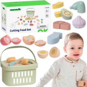 TOOKY TOY PUIDUST PUU- JA JUURVILJADE KOMPLEKT 31 OSA
